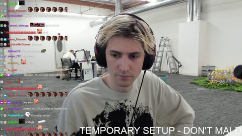 XQC boots up stream at the office after Amazon's RTO mandate comes in effect