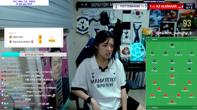 fan enjoys Spurs defence