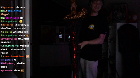 Mande shows off his sick new Elden Sword (PepeLaugh -$500)