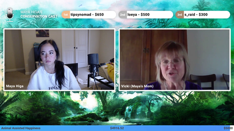 Maya's mom asks why Maya got 500 dollars her first stream