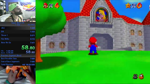 What speedrunning Mario 64 for 8 hours does to you