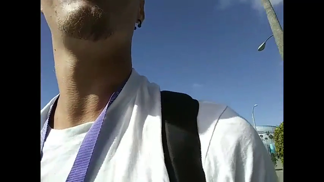 Sleeping in an open truck-trailer cause you can't get a room during TwitchCon - FeelsBadMan