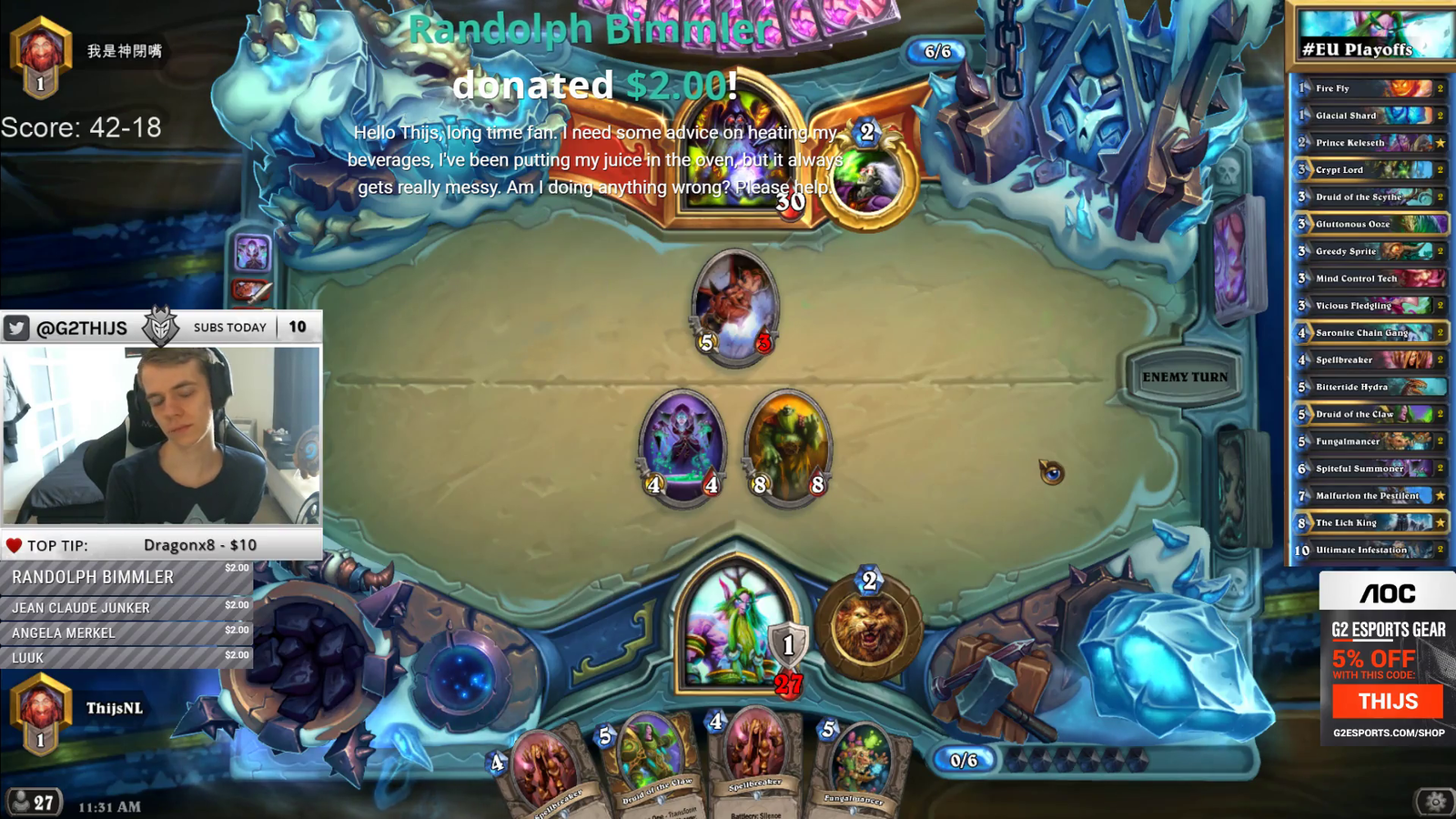 Thijs gets Jebaited by a man who did nothing wrong Kappa