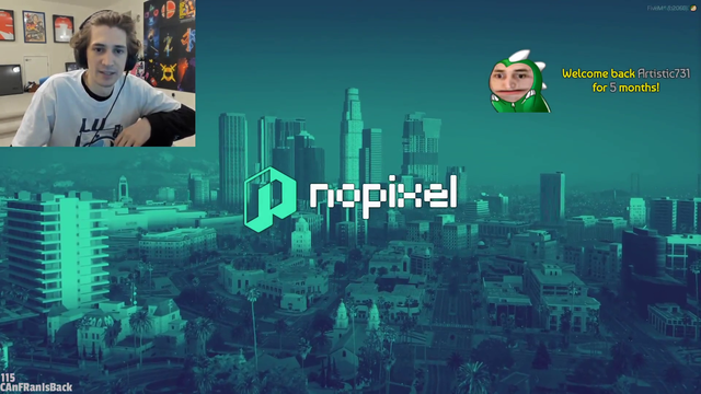 xQcOW - xQc returns to NoPixel after 7 Day Ban