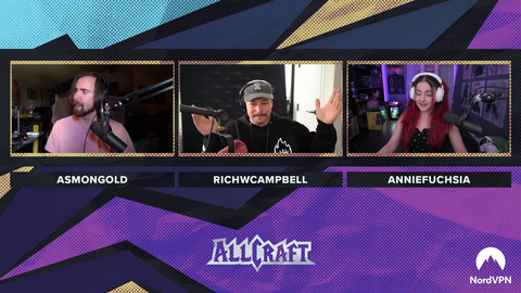 Rich has an emotional speech at the start of todays Allcraft episode