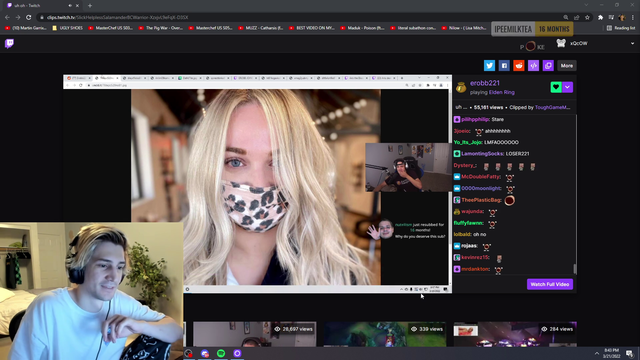 xQc responds to erobbs tts