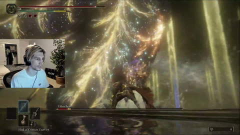 Mr. Cow finally beat the last boss in Elden Ring