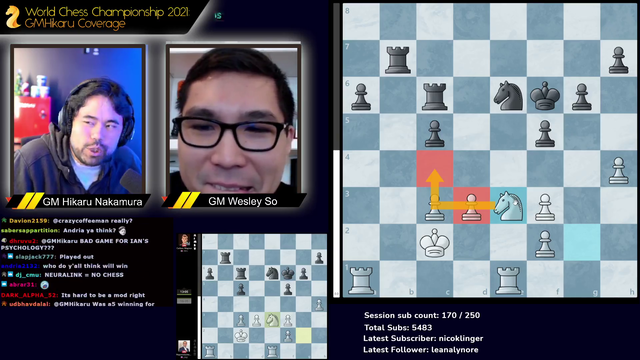 GM Hikaru Nakamura and GM Wesley So blunder at the same time