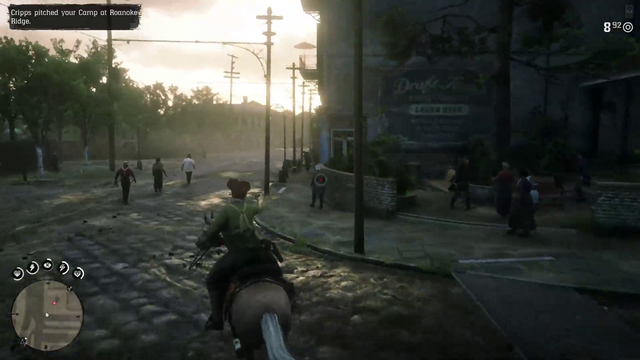 Danny Brown lines up his target in RDR2