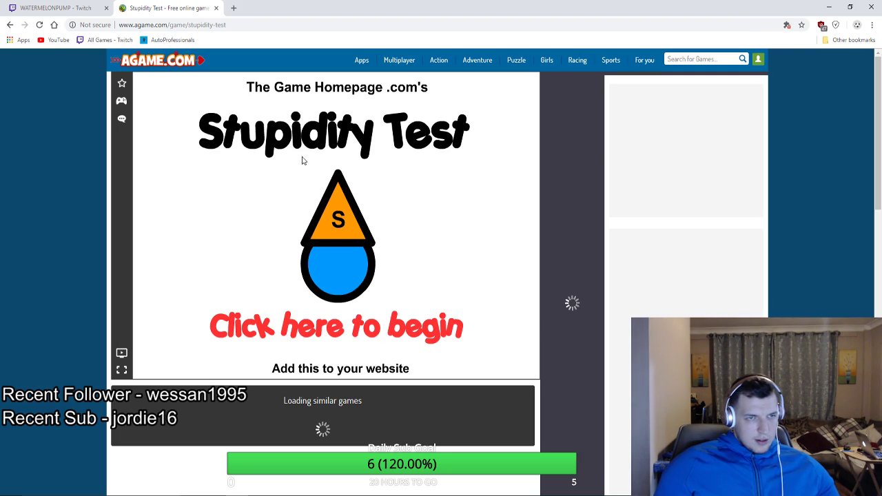 Stupidity test is way too hard for a 3Head