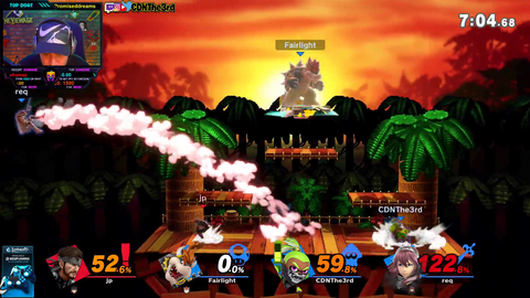 ZeRo 1v3 in smash