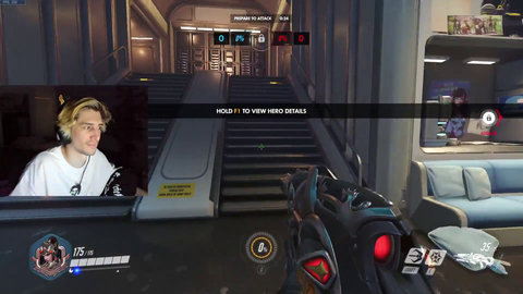 xQc trying not to rage