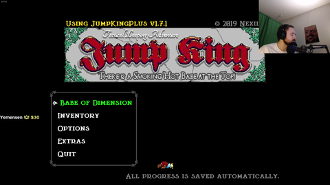 Forsen plays new Jump King map!