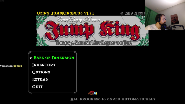 Forsen plays new Jump King map!