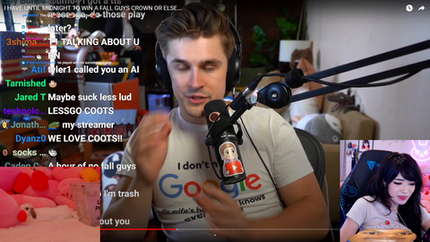 Tyler1 when he was asked if he wanted to hang out with other streamers