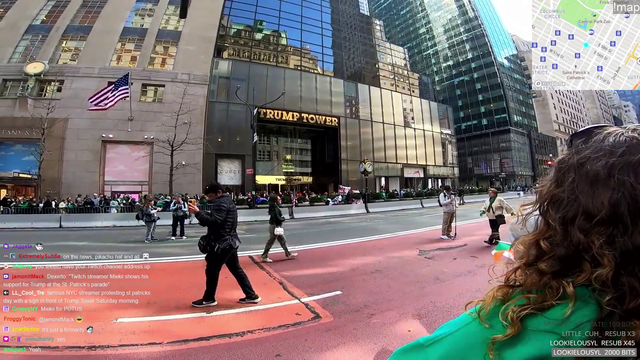 Lady Takes a Nose Dive at the St. Patrick's Day Parade