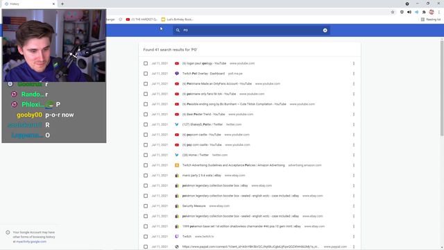 Ludwig Reveals His Search History