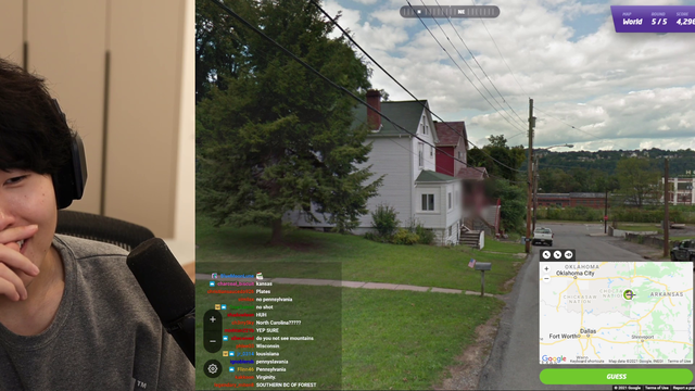 Toast on a easy way to narrow down US states in GeoGuessr