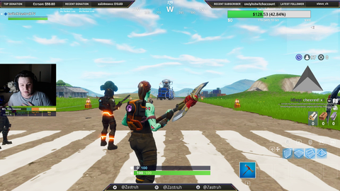 Ninja hosts a kid with 12 viewers who has TTS donos on