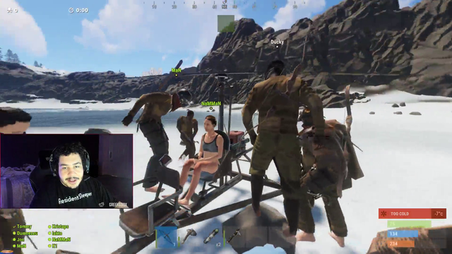GGX gang acquires a helicopter in Rust