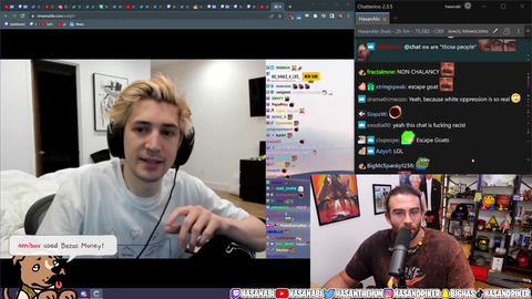 Hasanabi says slurs are okay if they’re not well known.