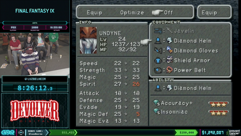 [AGDQ} Blindfolded FF9 Menu Probably The Most Impressive Thing You Will Have Seen This Year