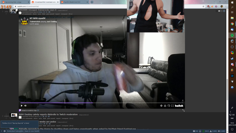 Nip slip on NymN stream gachiHYPER