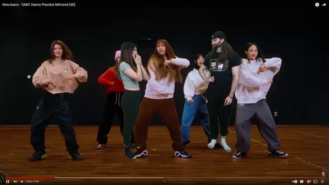 Emily & Wake join Kpop girl group music video