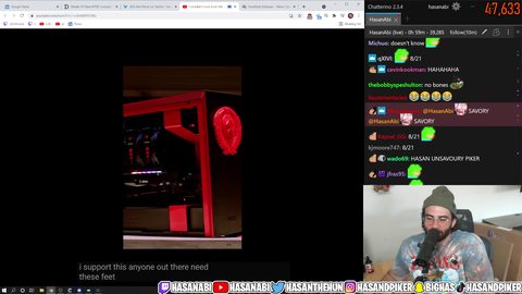 Linus Tech Tips makes custom PC for Hasan