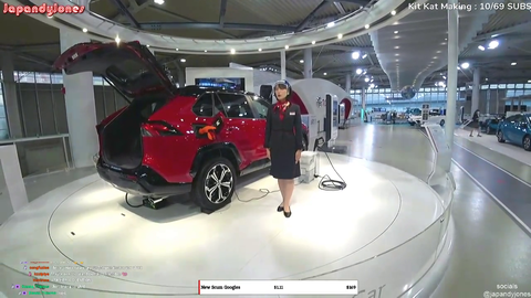 Advanced robot at Tokyo car show