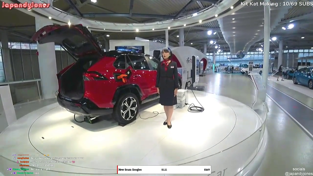 Advanced robot at Tokyo car show