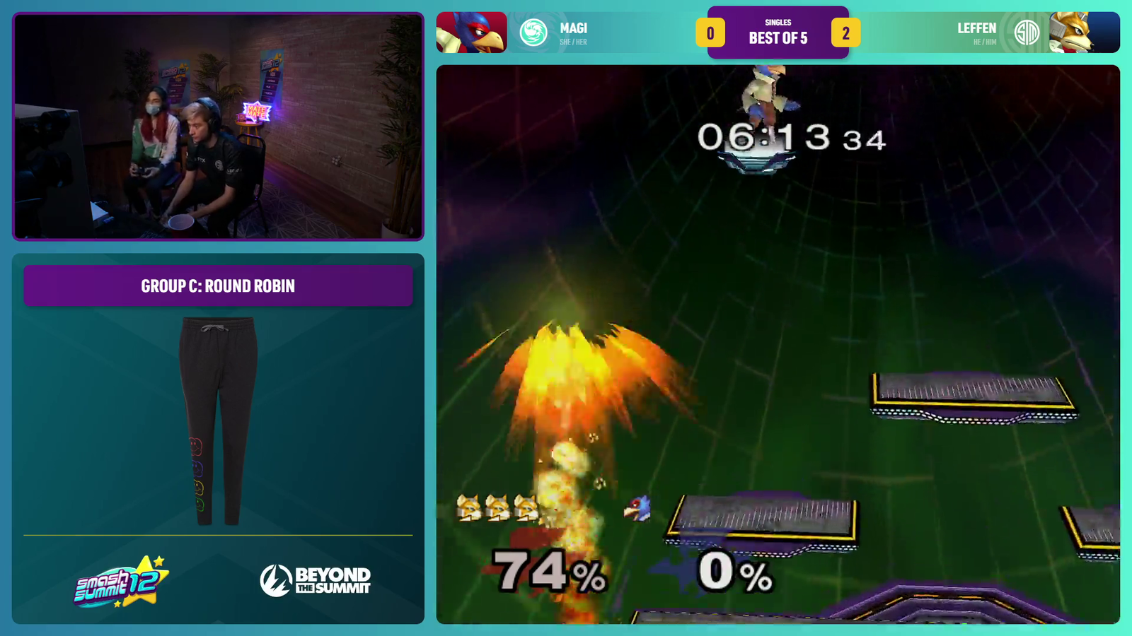 Leffen proves Hungrybox right by getting a 0 to death