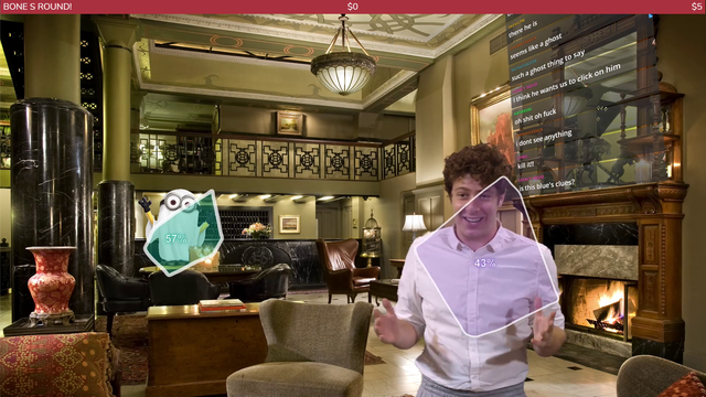 Streamer uses click-tracker to create a Dora The Explorer style ghost hunting game with Chat
