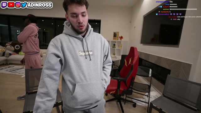 AdinRoss gets swatted for the second time this week and goes offline early as swatter threatens his family and loved ones