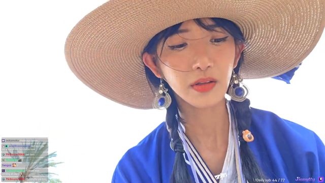 Camel sneakily kisses Jinny