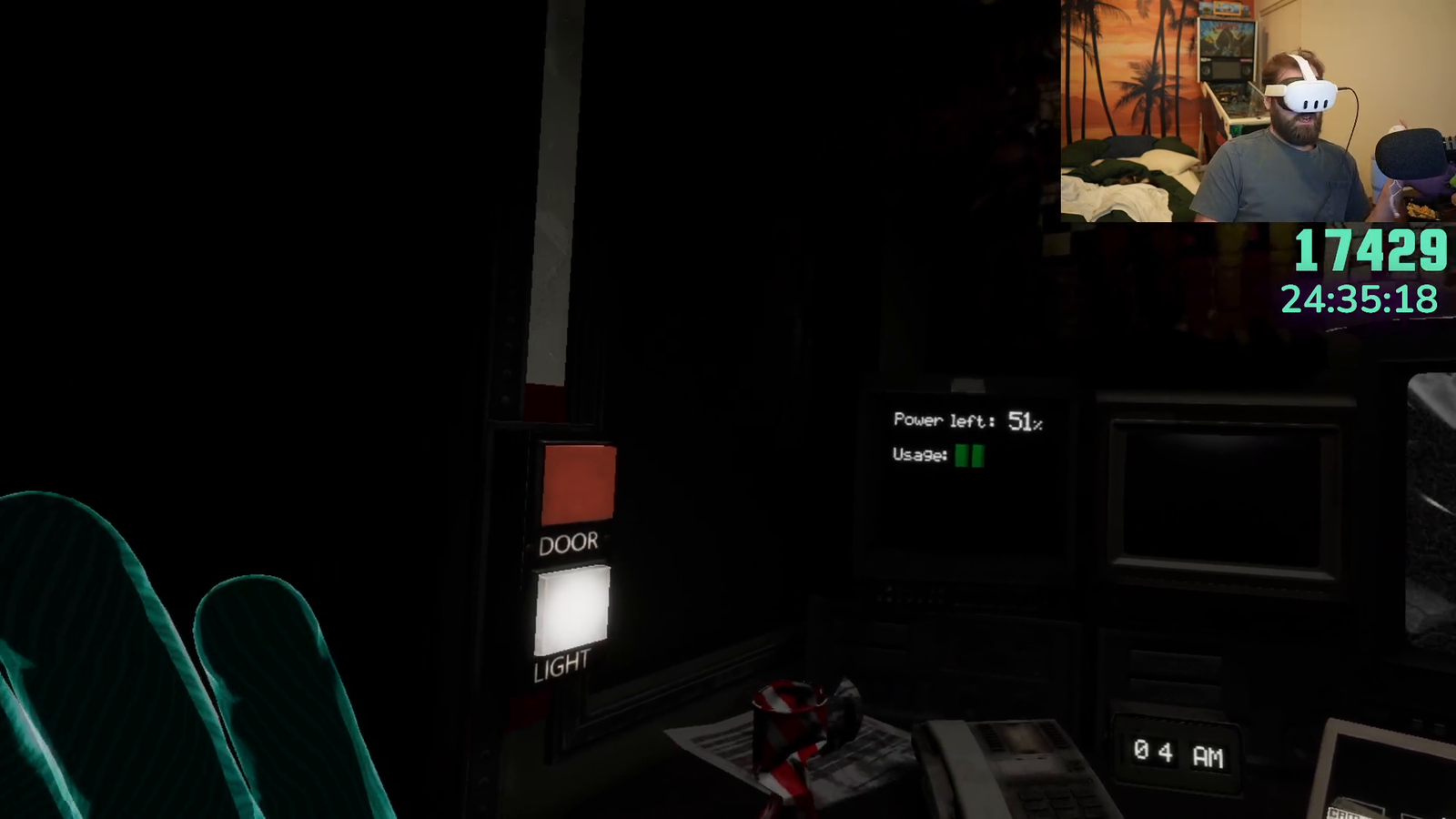Streamer gets jump-scared in VR so hard his game crashes
