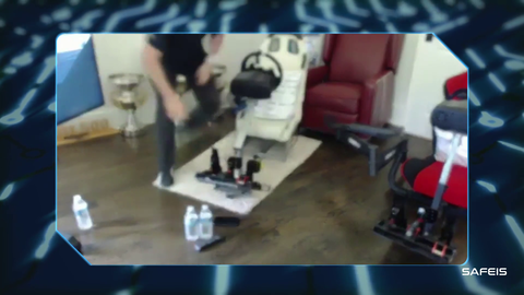 Driver in Virtual 24 Hours of Le Mans race has to change his complete sim rig during the race