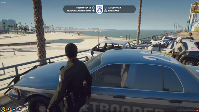 LSPD goes full World War Z on some robbers.
