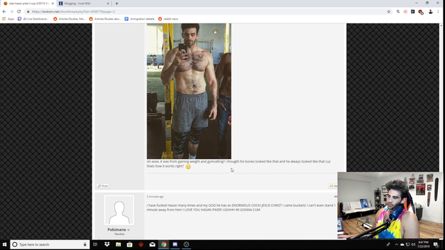 Hasan encounters a former lover on a forum