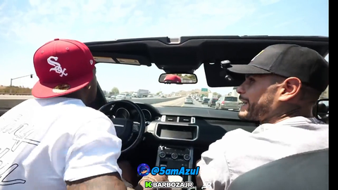 🚨UFC fighter Bobby Green climbs out of the driver’s seat while driving on the highway during a livestream with boxer Barboza Jr 😳