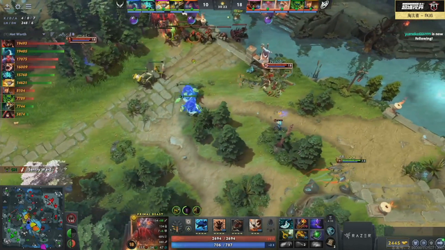 Dota caster loses game audio, goes acapella