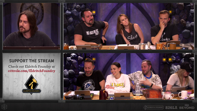 D&D Player takes a drink from his flask