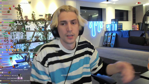 xQc says that Adept also claimed he assaulted her in California and broke into her home in the protective order