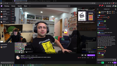 Tubbo takes over Mizkifs stream