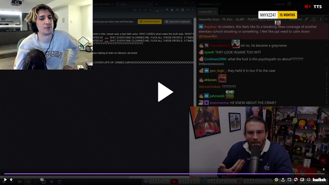 xQc on hasan being angry for holding out the information for so long