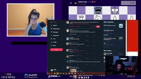 Fedmyster loses bet to Alex Botez, admits deep dark secret on Twitter