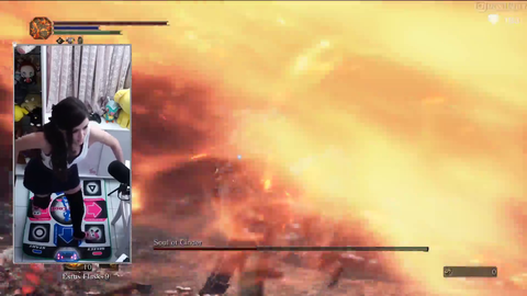 Luality beats Dark Souls 3 on Dance Pad with a level 1 character