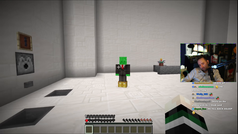 Atrioc falls asleep on stream while watching Minecraft Parkour Civilization