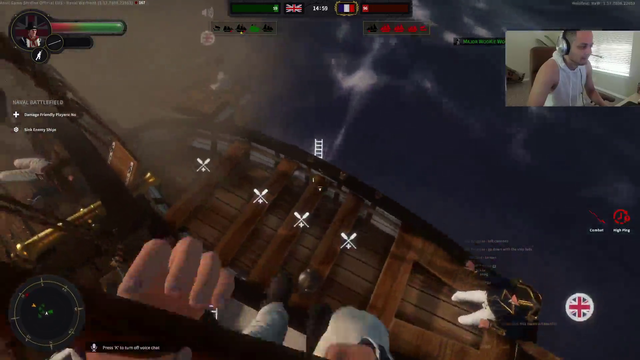Lamont and his crew abandon ship