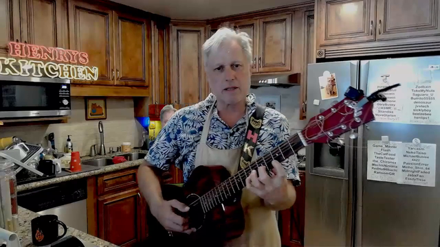 Henry plays a thank you song for the people who made his stream possible